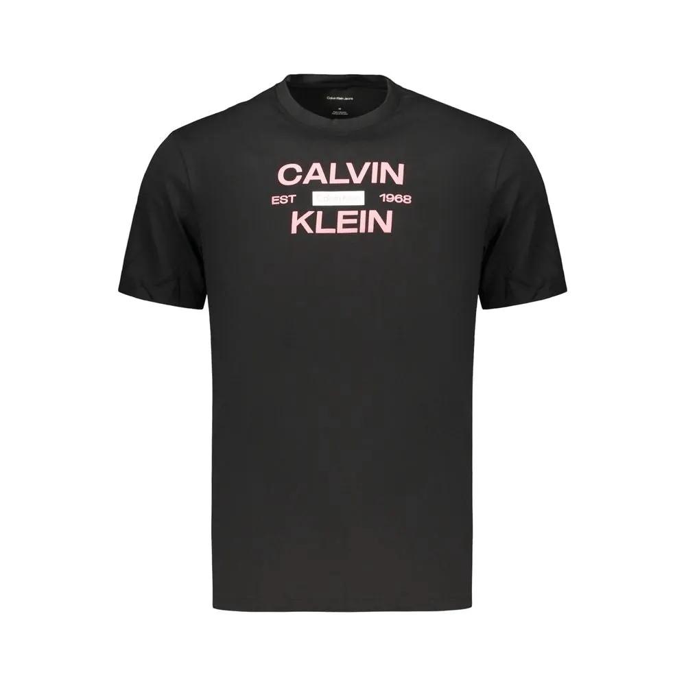 Calvin Klein Black Cotton Men's T-Shirt
