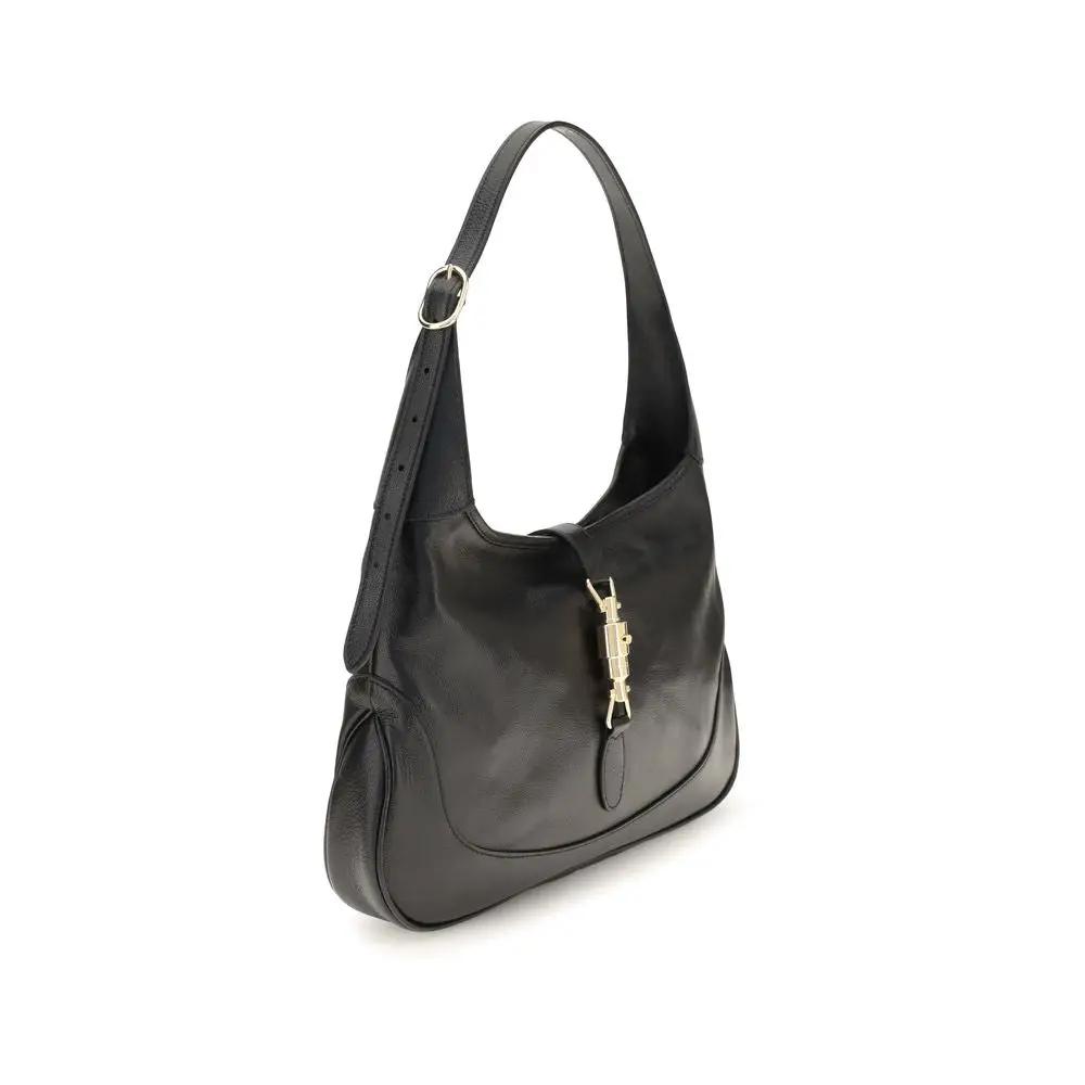 Gucci Black Calf Leather Bos Taurus Handbag