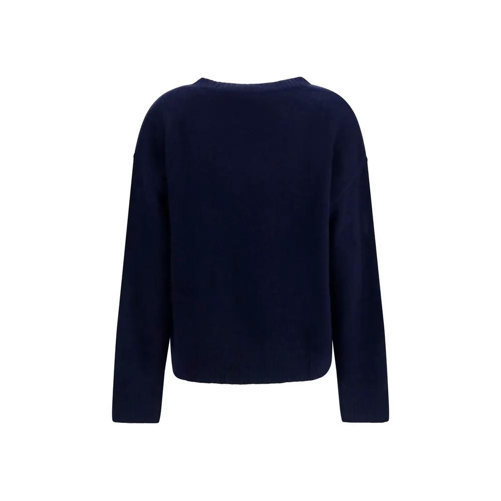 Lisa Yang Blue Cashmere Sweater