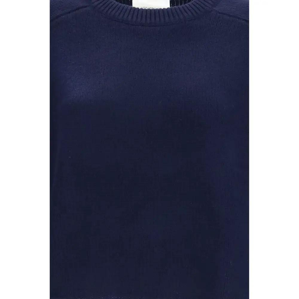 Lisa Yang Blue Cashmere Sweater