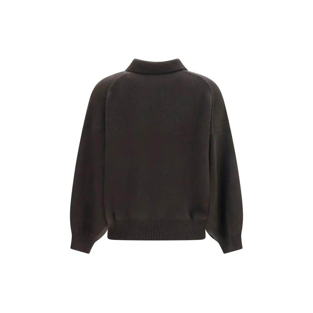 Lisa Yang Brown Cashmere Sweater