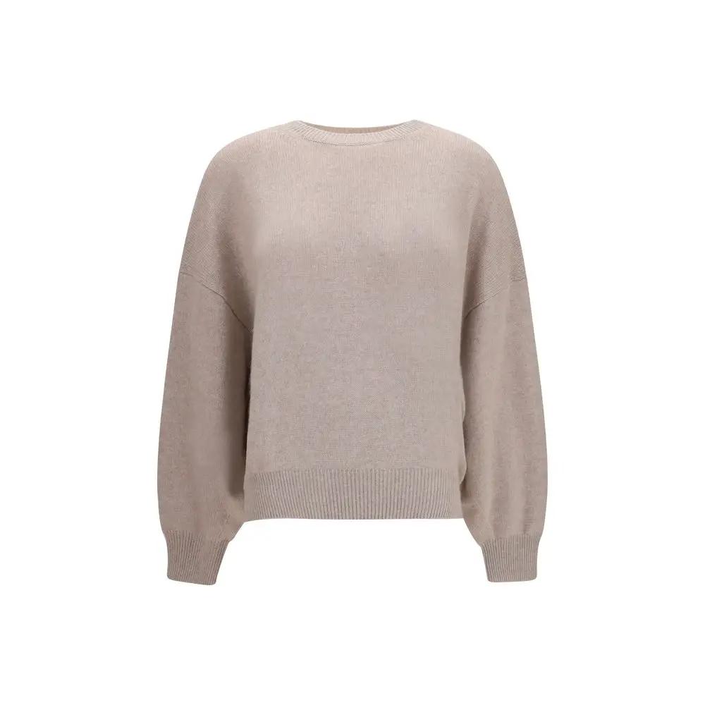 Lisa Yang Beige Cashmere Sweater