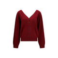 Lisa Yang Bordeaux Cashmere Cardigan