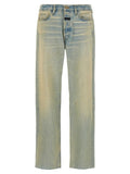 Fear Of God Blue Cotton Straight-Leg Jeans