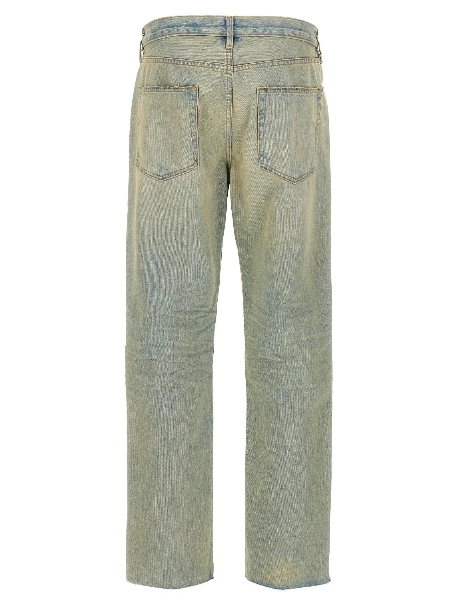 Fear Of God Blue Cotton Straight-Leg Jeans