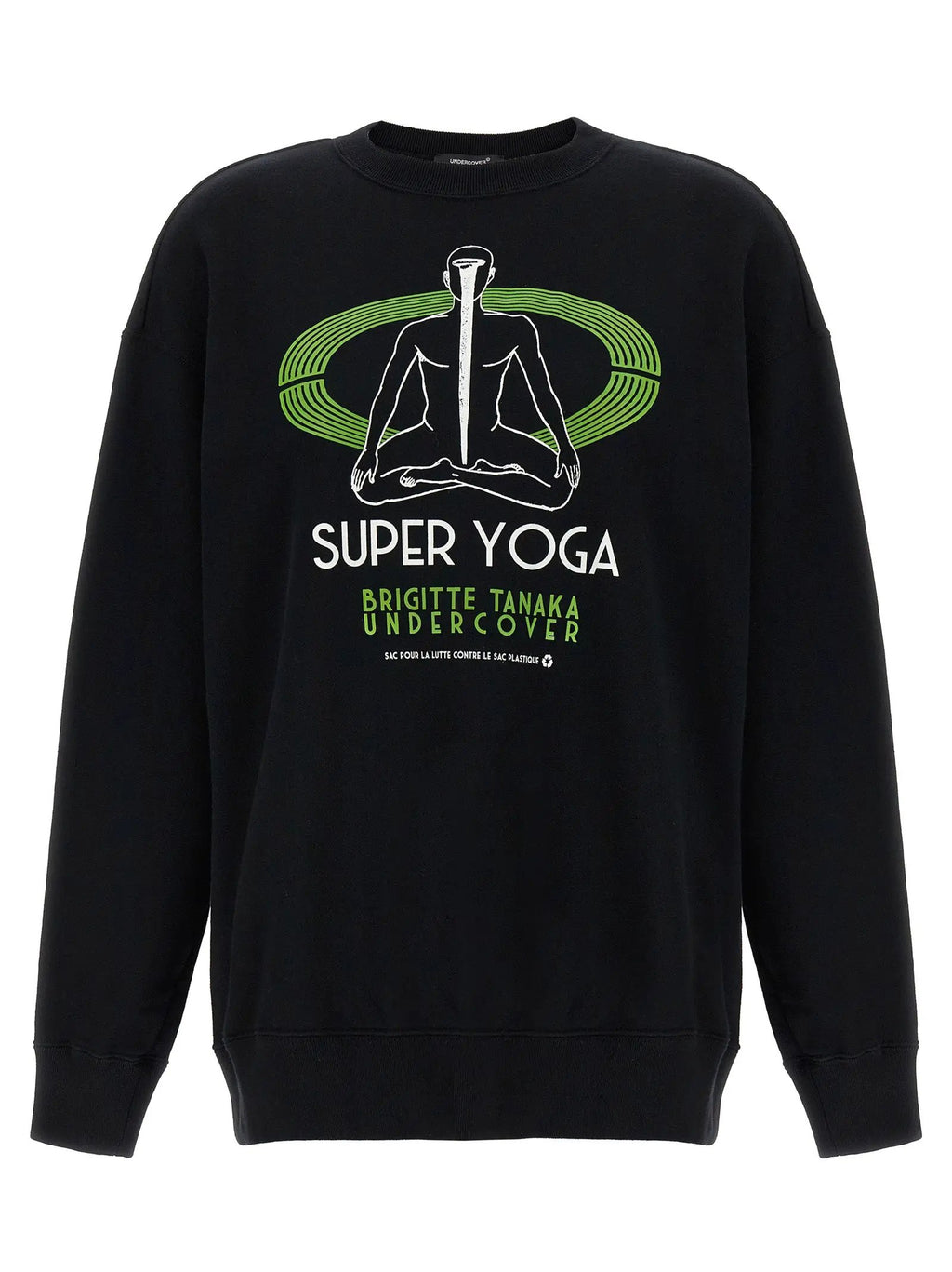 Undercover Black Cotton Sweatshirt