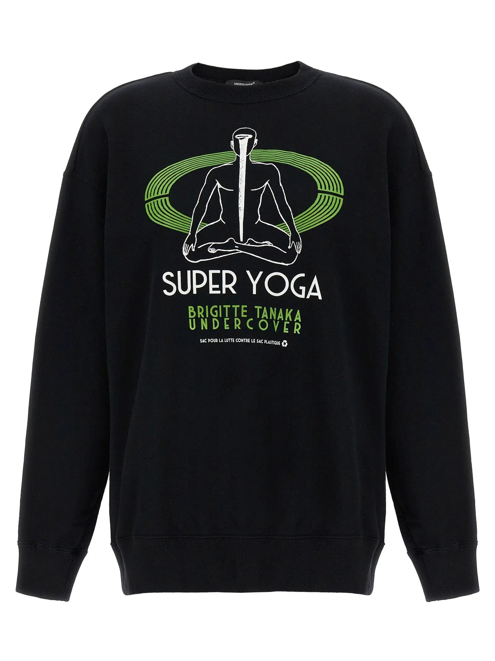 Undercover Black Cotton Sweatshirt