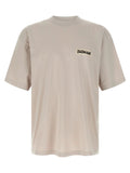 Balenciaga Gray Cotton T-Shirt
