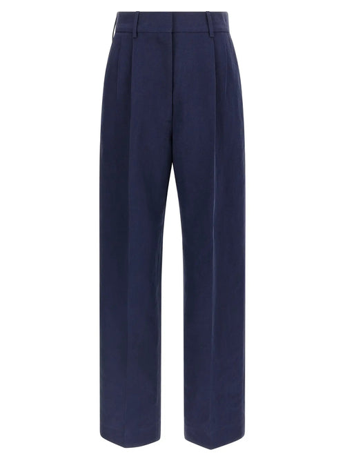 Blazé Milano Blazé Milano Blue Linen Casual Pants