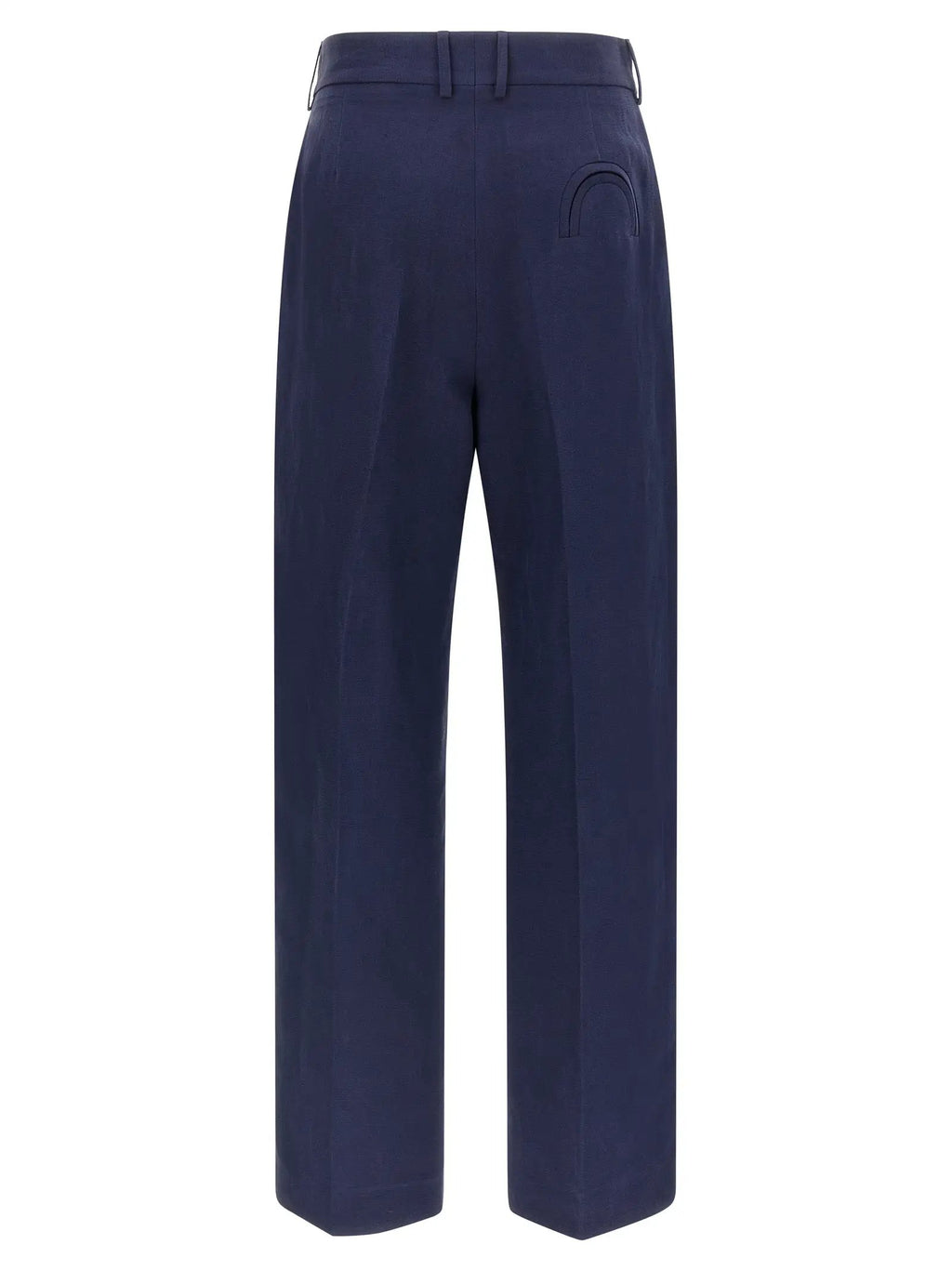 Blazé Milano Blue Linen Casual Pants