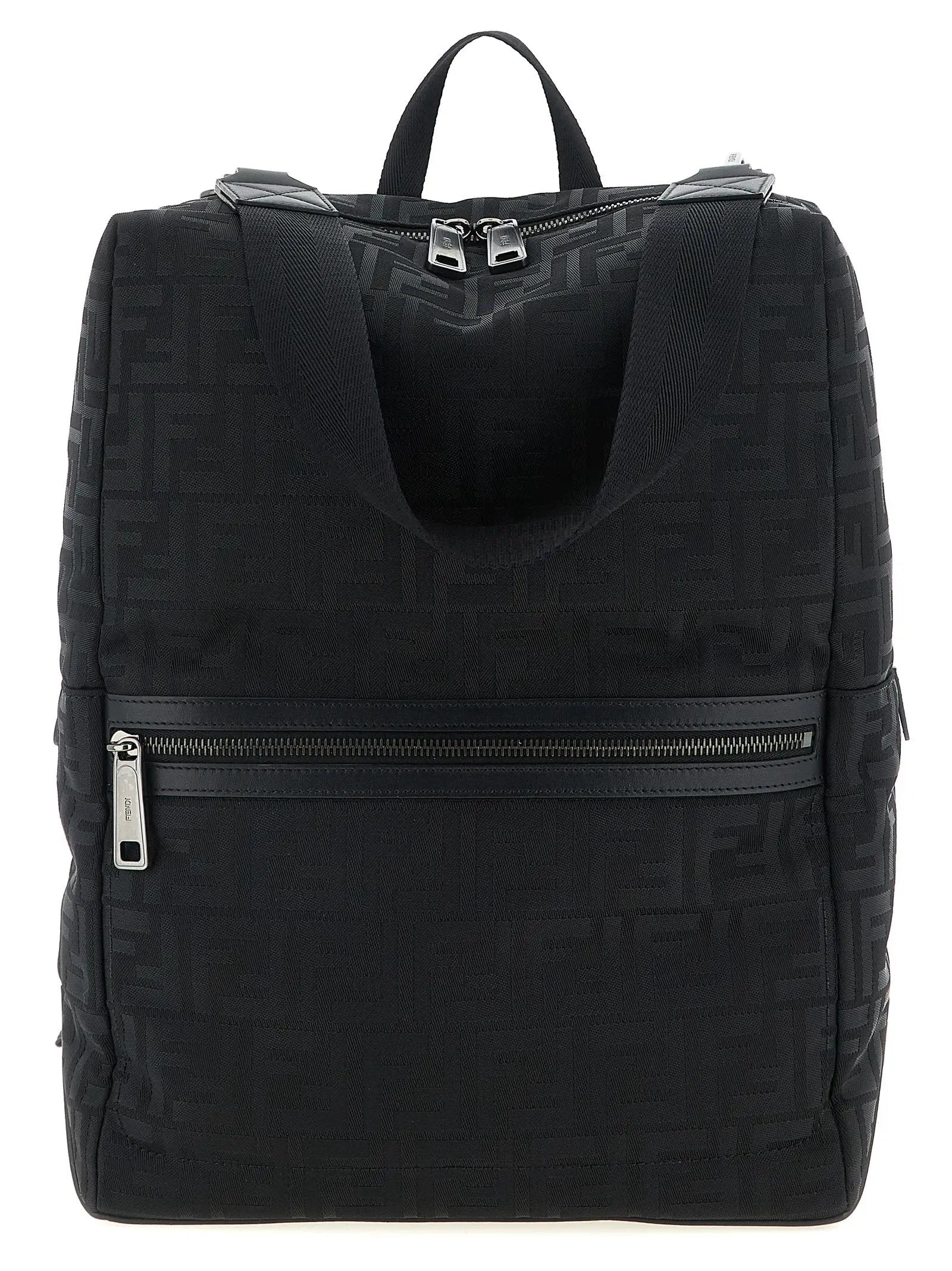Fendi Black Polyamide Backpack