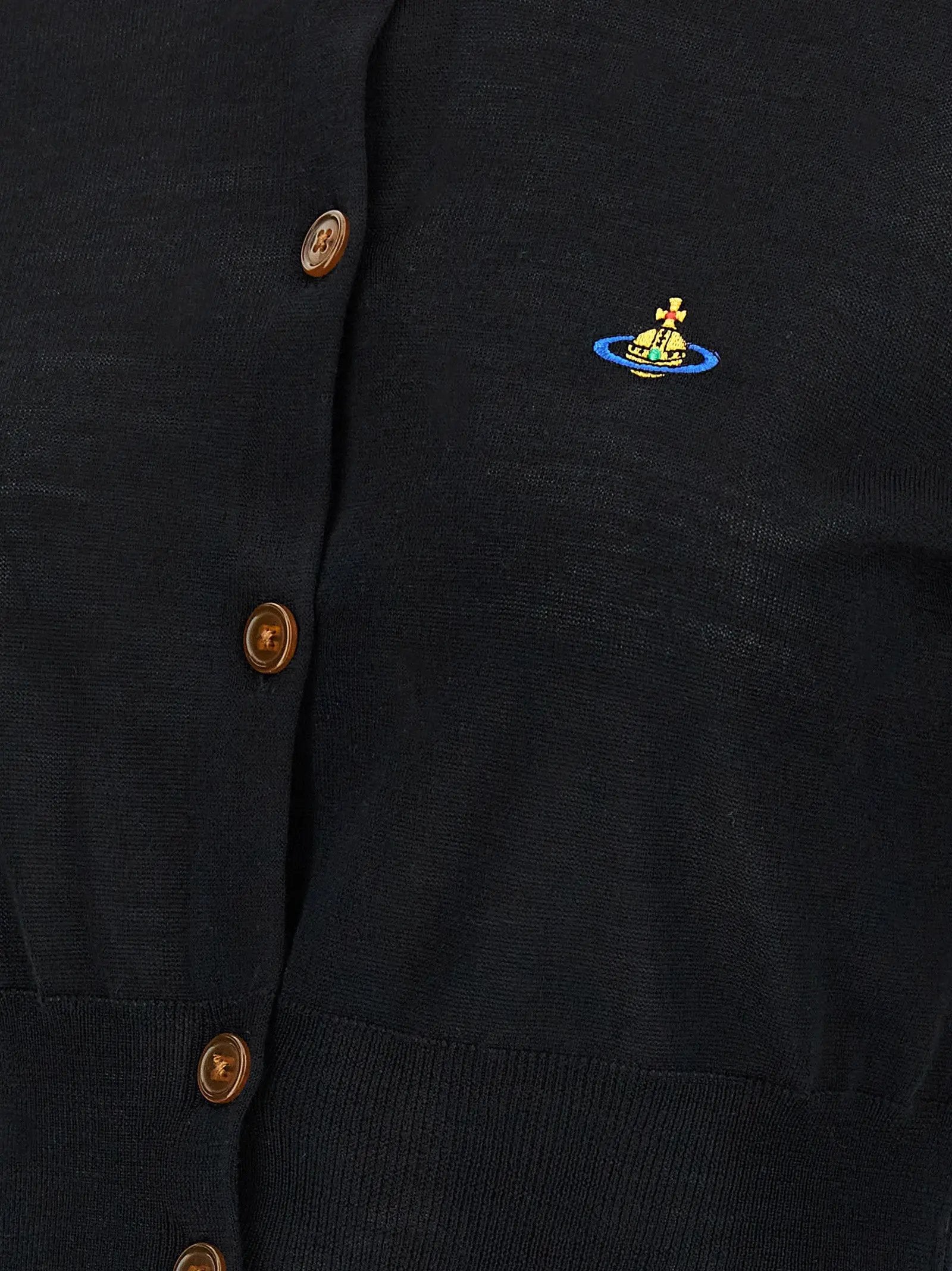 Vivienne Westwood Black Cotton Cardigan