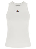 Vivienne Westwood White Cotton Sleeveles T-Shirt