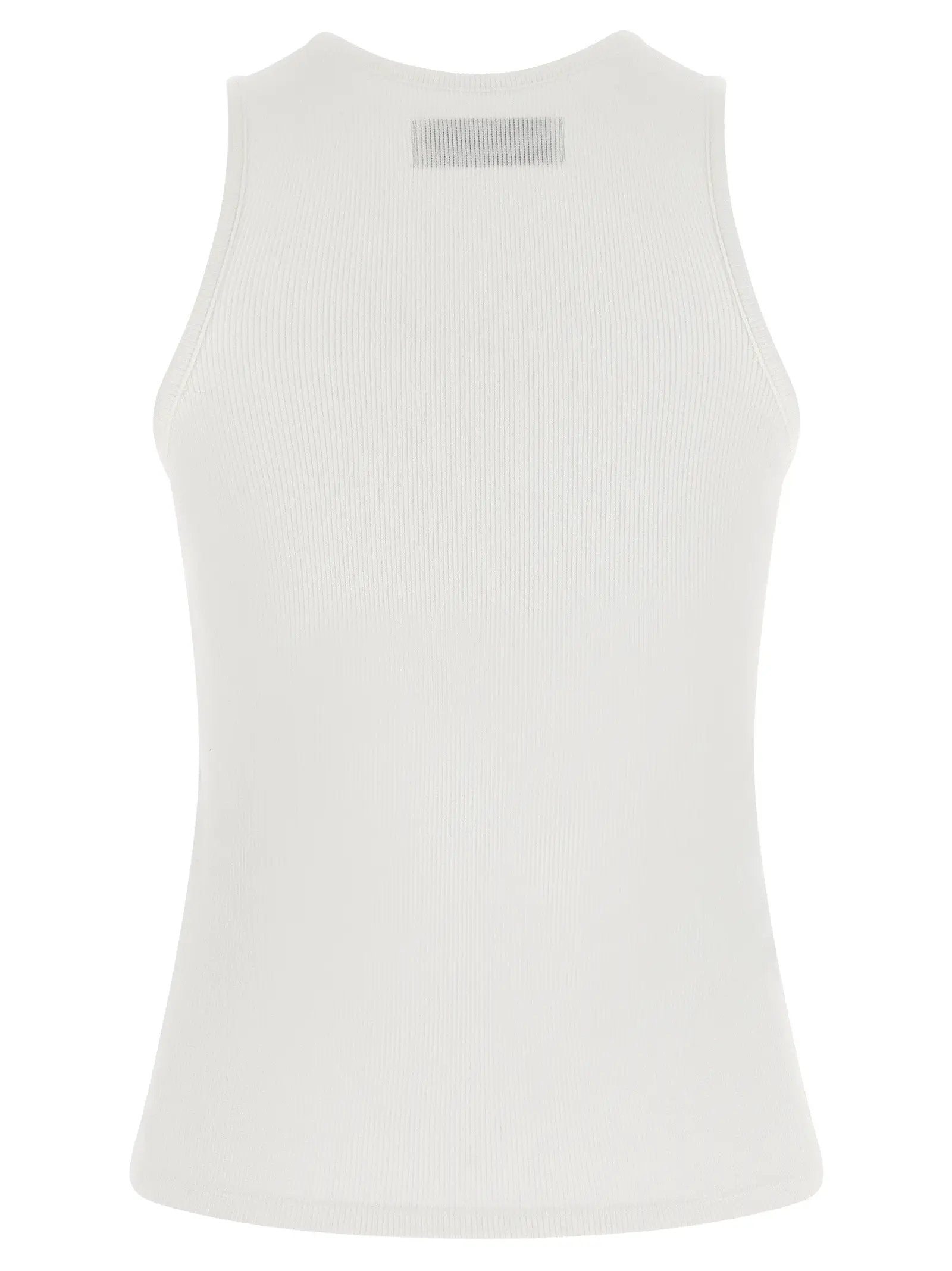Vivienne Westwood White Cotton Sleeveles T-Shirt