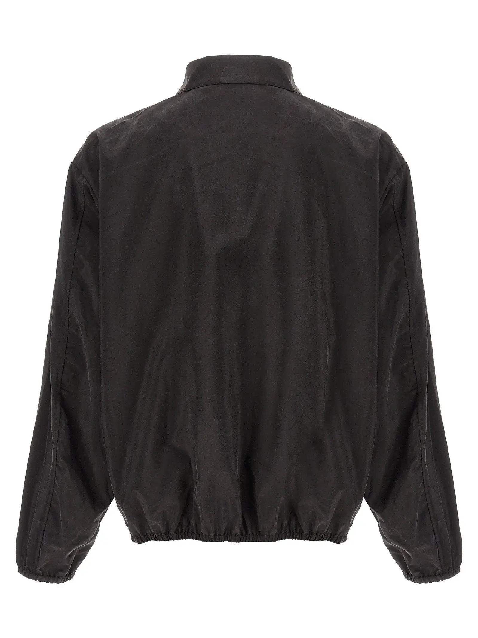 SSSTEIN Brown Silk Shell Jacket