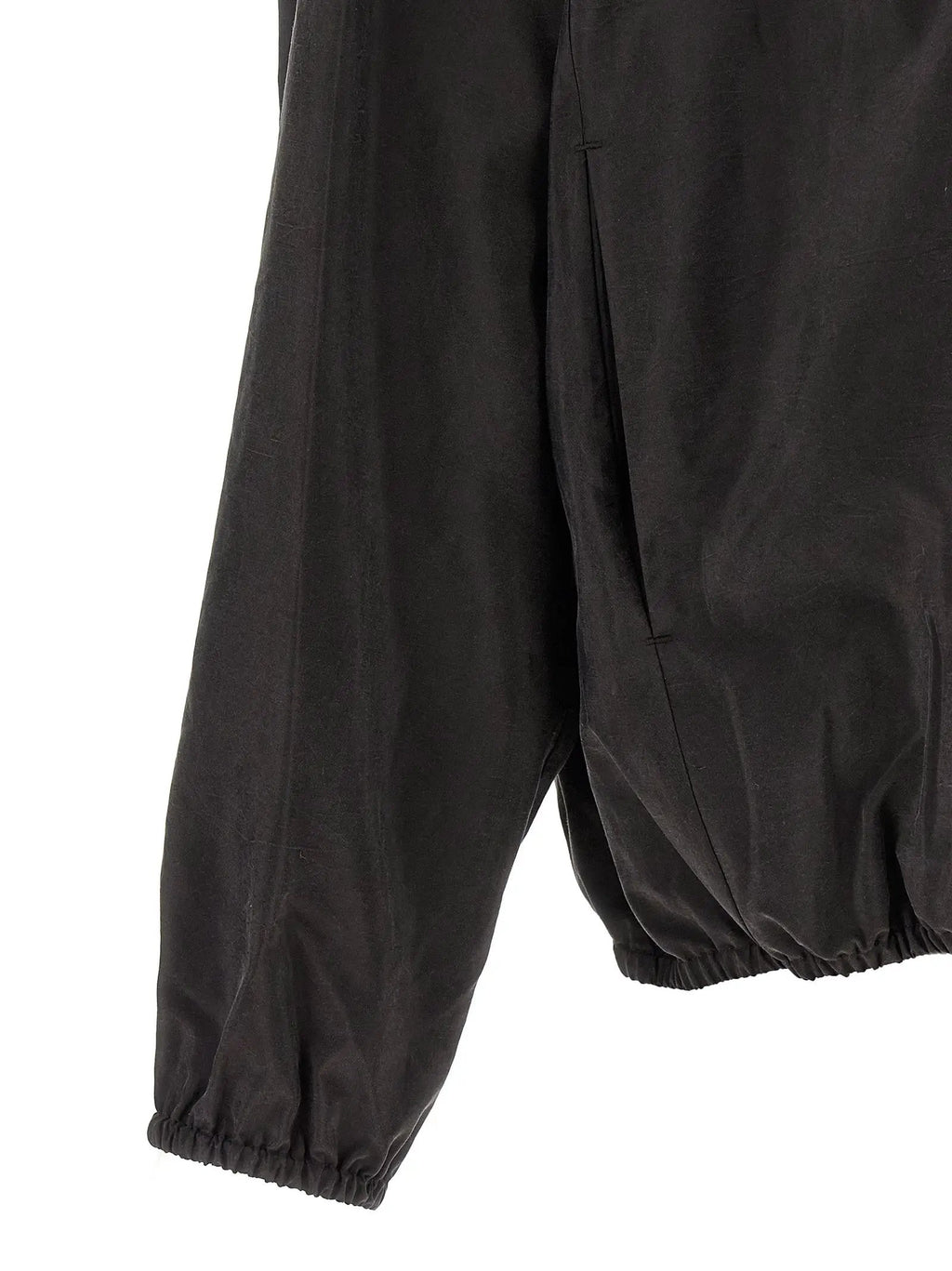 SSSTEIN Brown Silk Shell Jacket