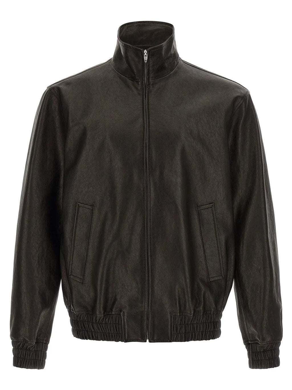 Valentino Garavani Black Calfskin Leather Jacket