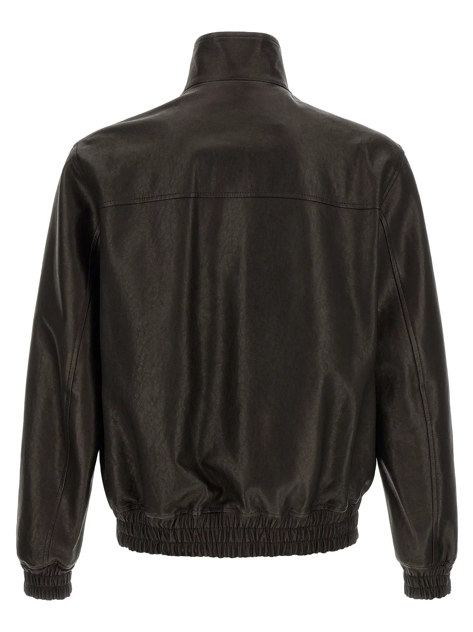 Valentino Garavani Black Calfskin Leather Jacket