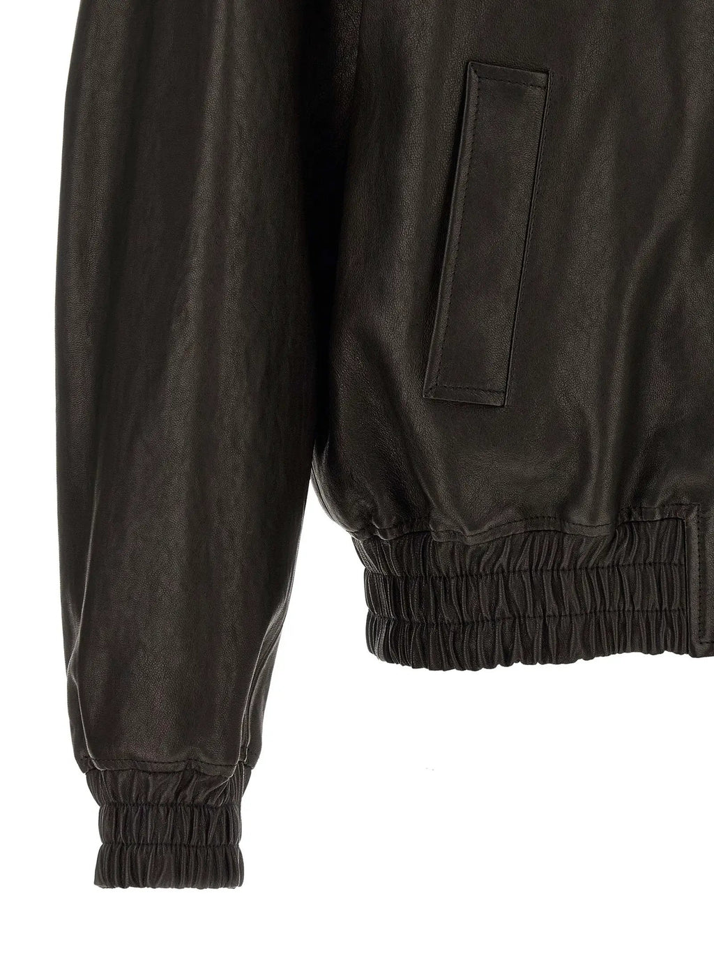 Valentino Garavani Black Calfskin Leather Jacket