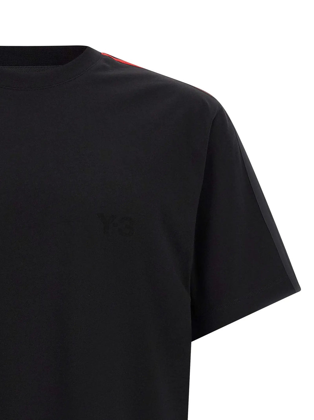 Y-3 Black Cotton T-Shirt