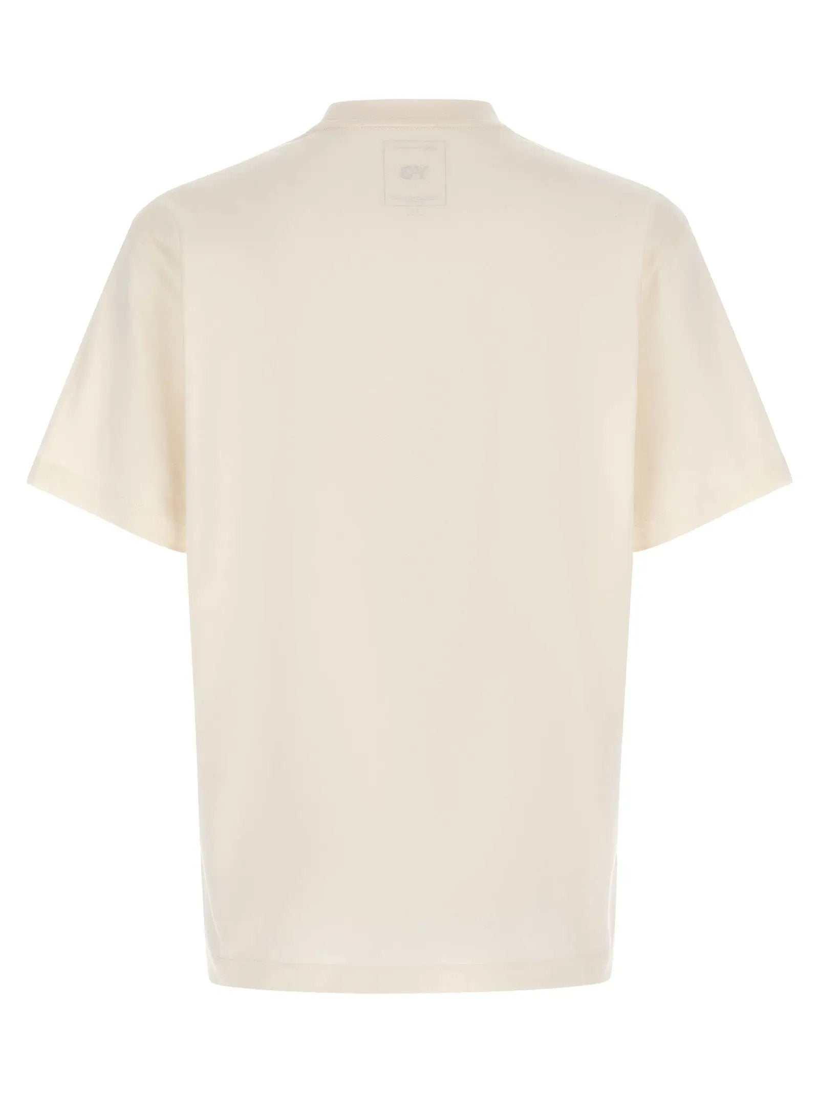 Y-3 White Cotton T-Shirt