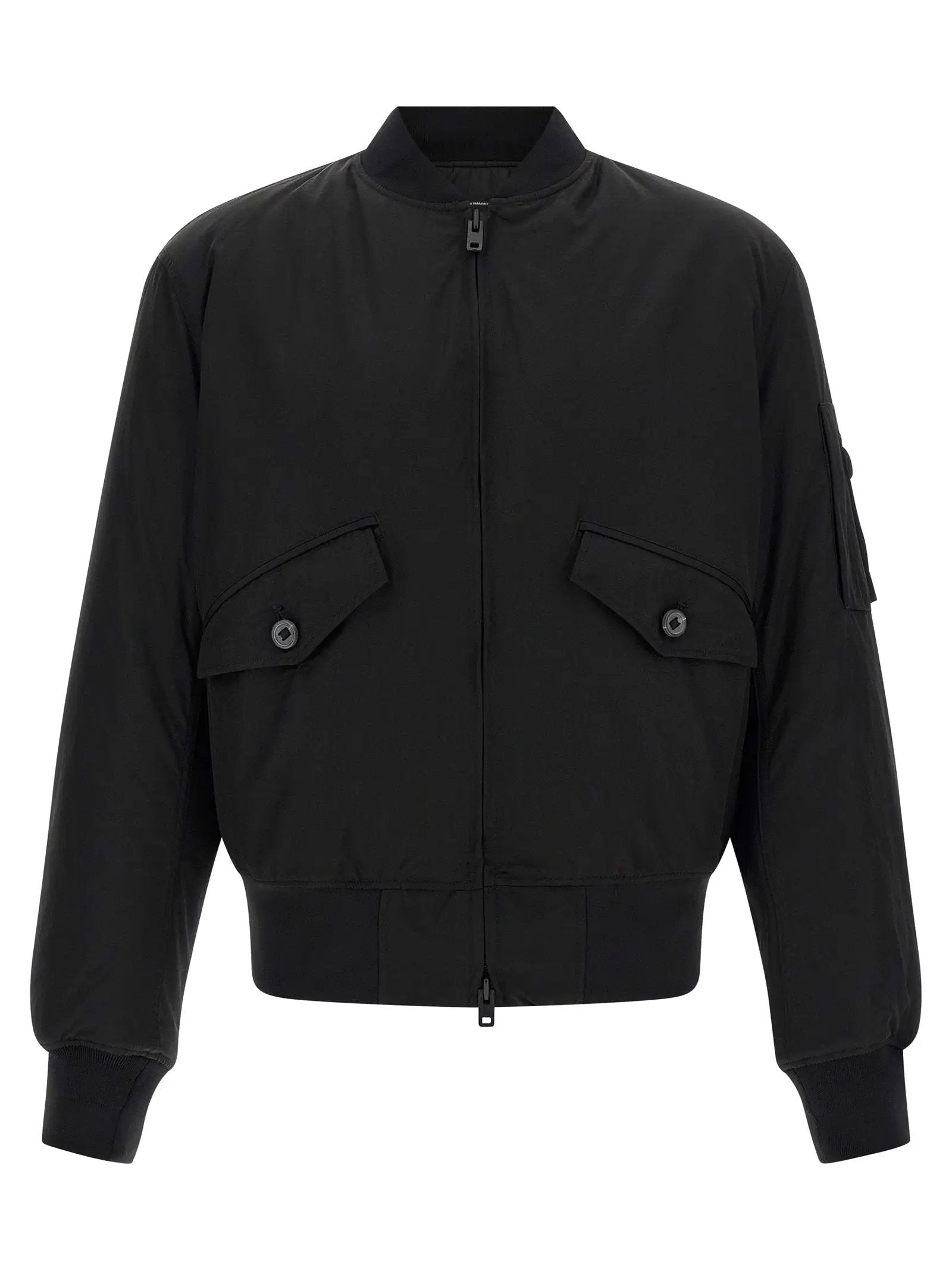 Y-3 Black Polyamide Bomber