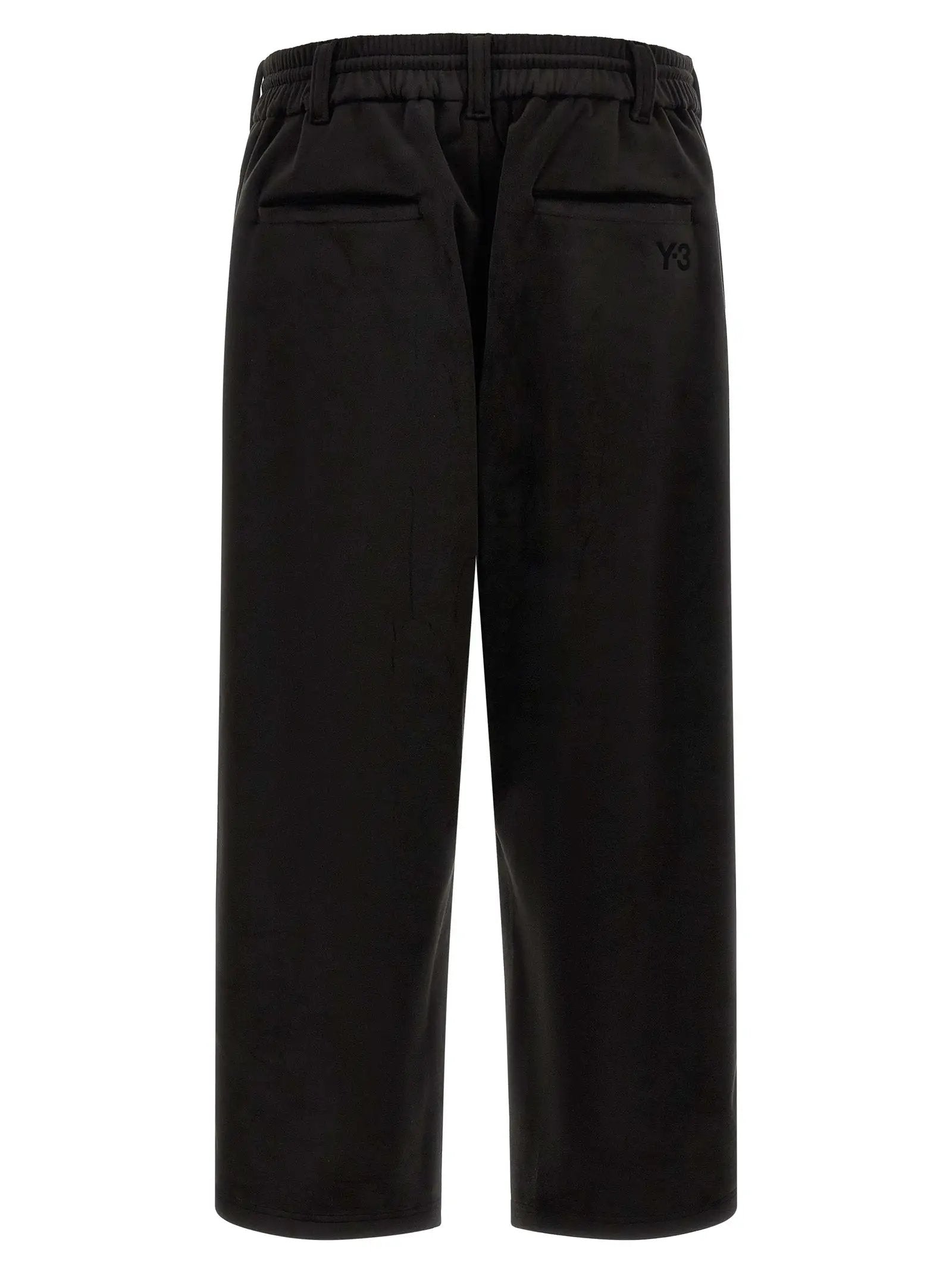 Y-3 Black Recycled Polyester Joggers (Workout Pants)