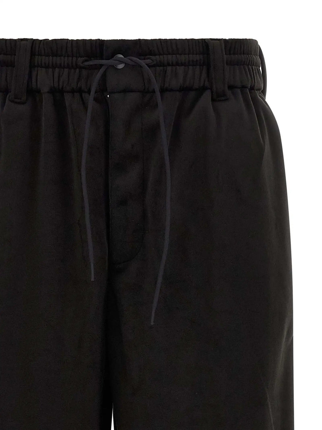Y-3 Black Recycled Polyester Joggers (Workout Pants)
