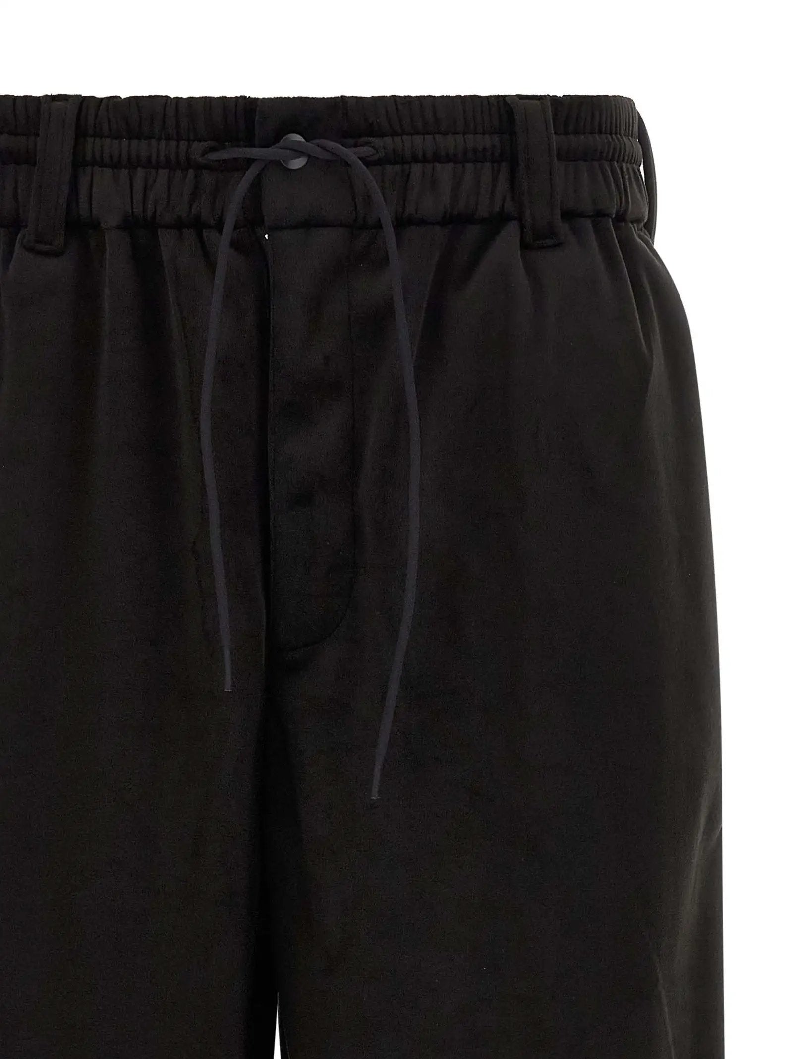 Y-3 Black Recycled Polyester Joggers (Workout Pants)