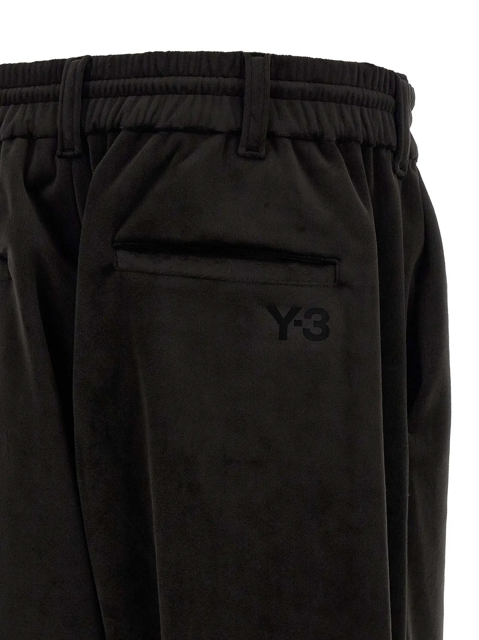 Y-3 Black Recycled Polyester Joggers (Workout Pants)