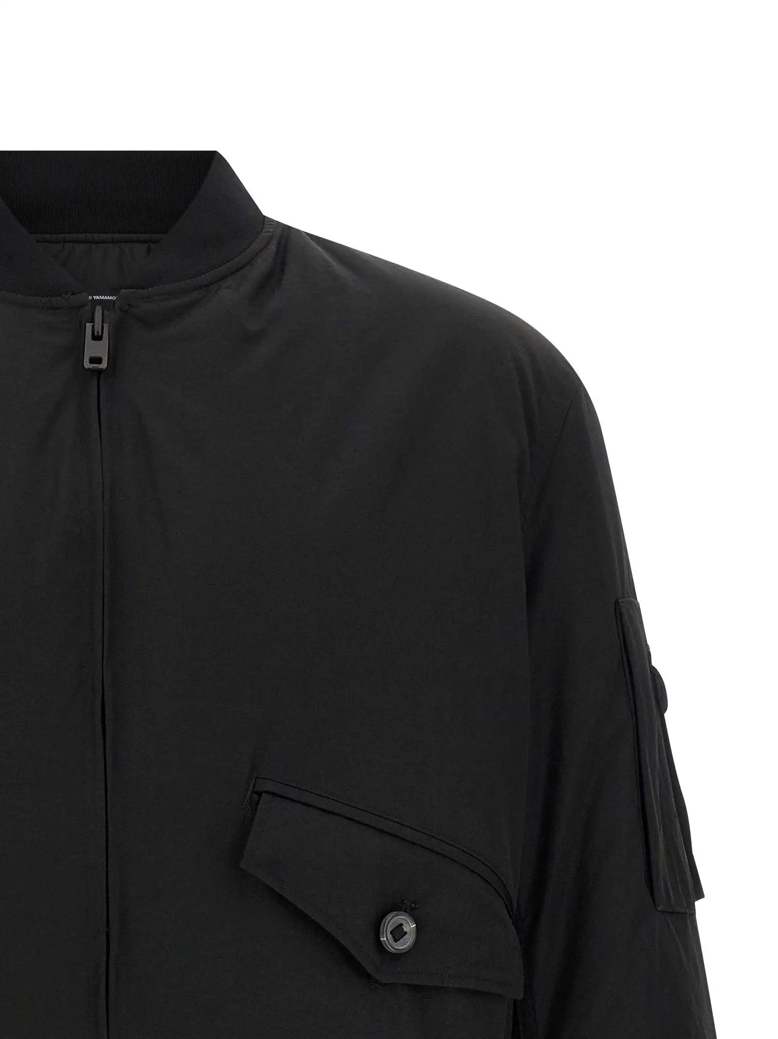 Y-3 Black Polyamide Bomber