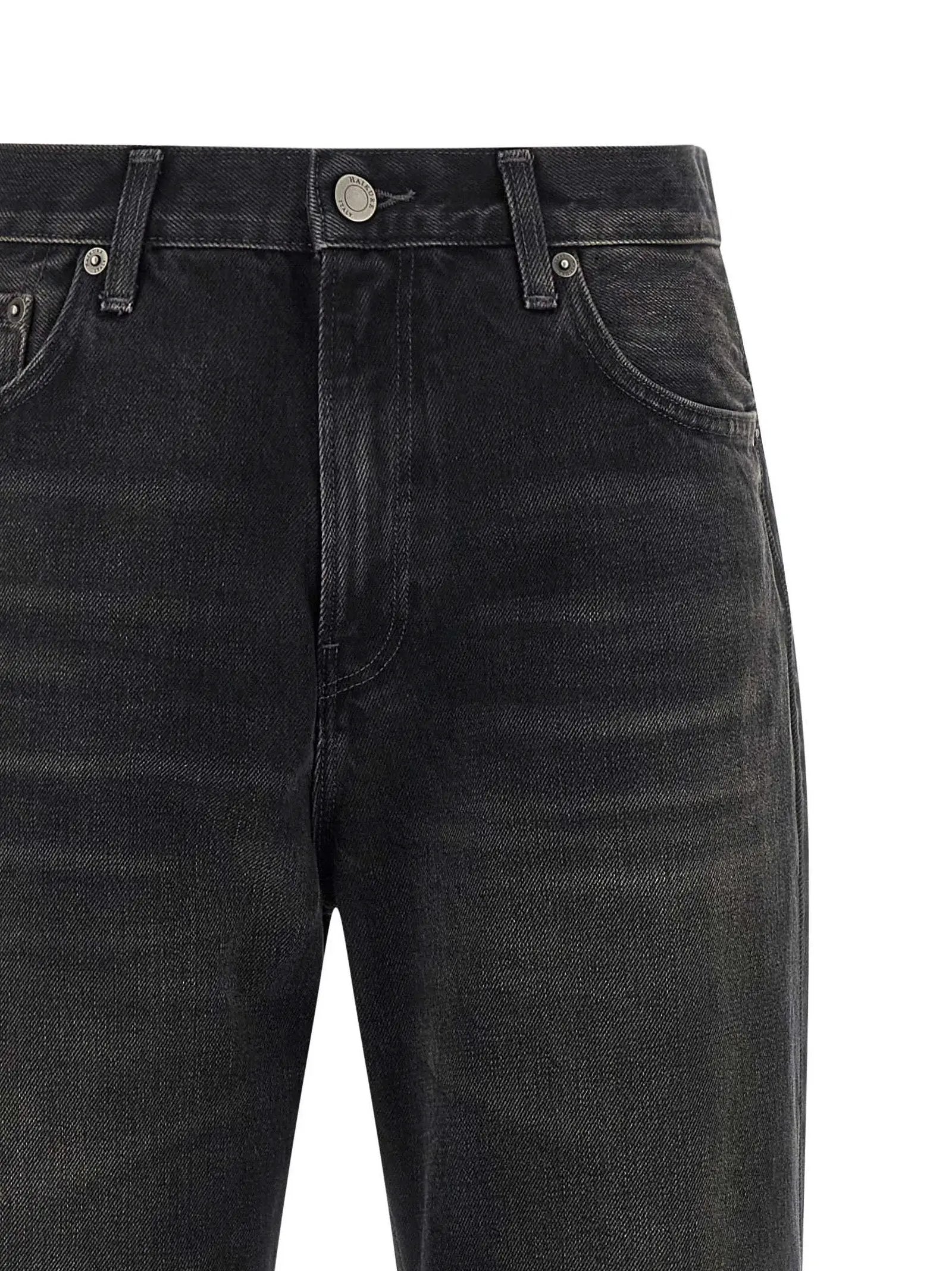 Haikure Black Cotton Flared Jeans