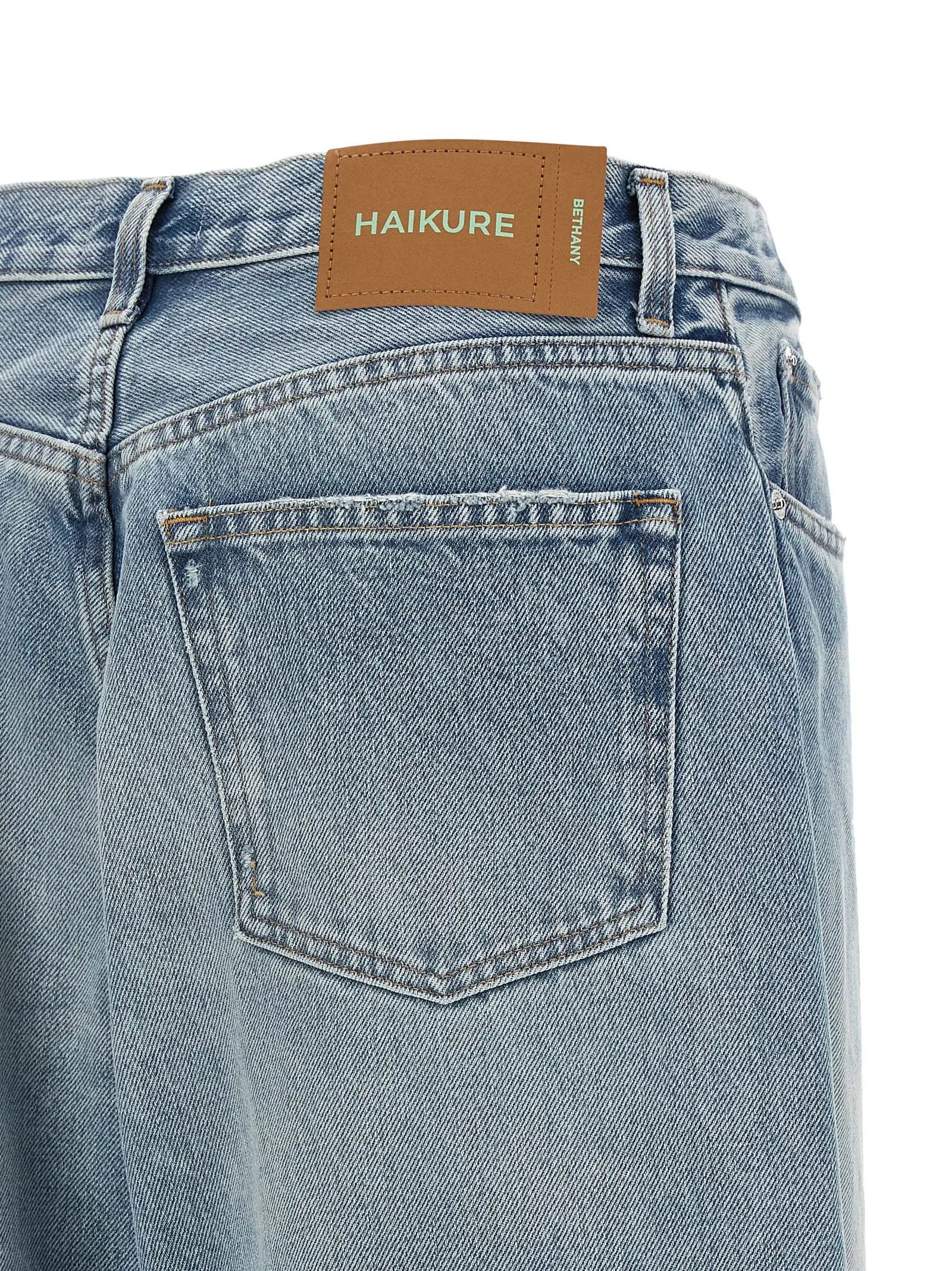 Jean Haikure bleu en coton coupe décontractée