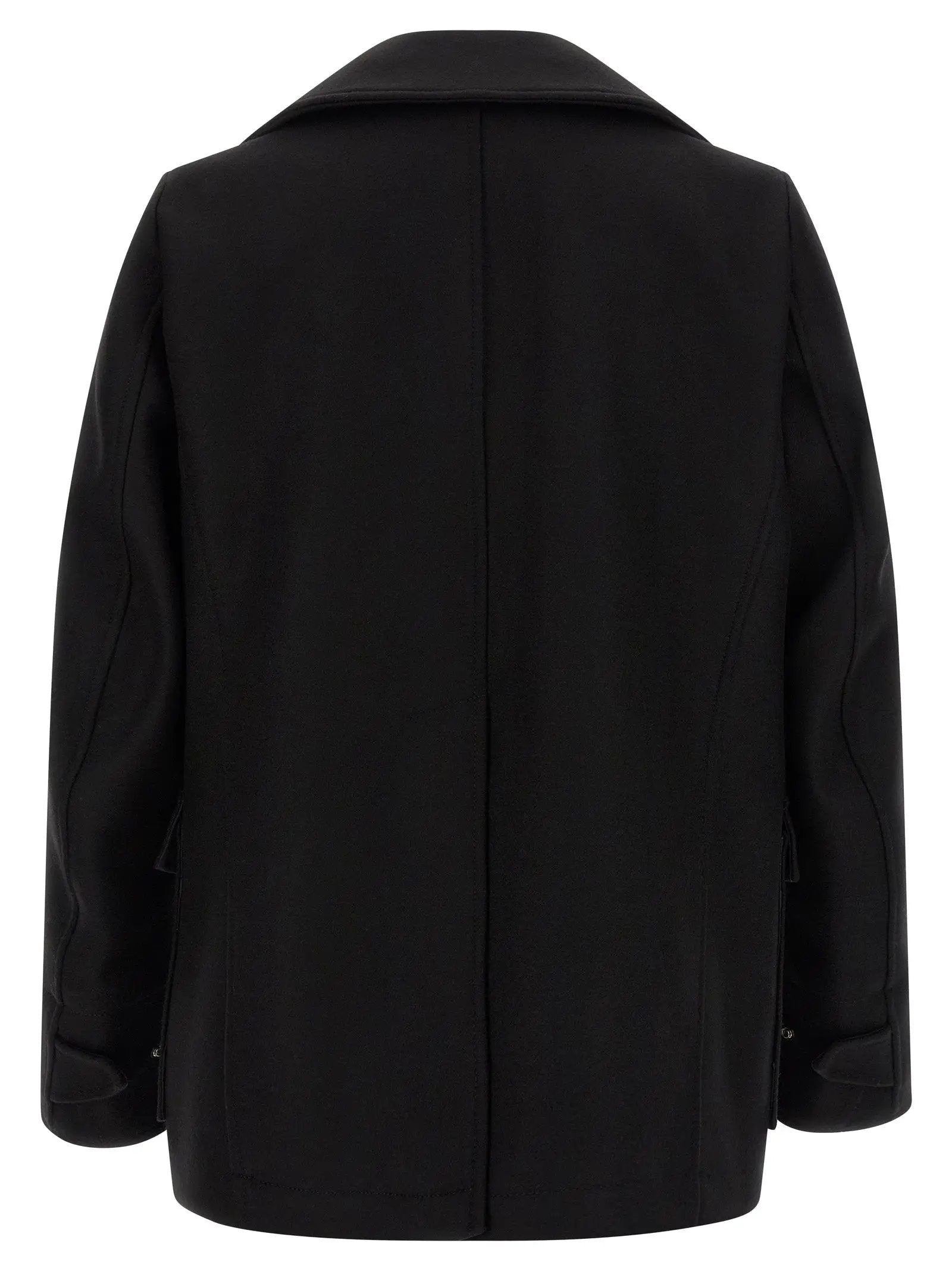 Dsquared² Black Wool Coat
