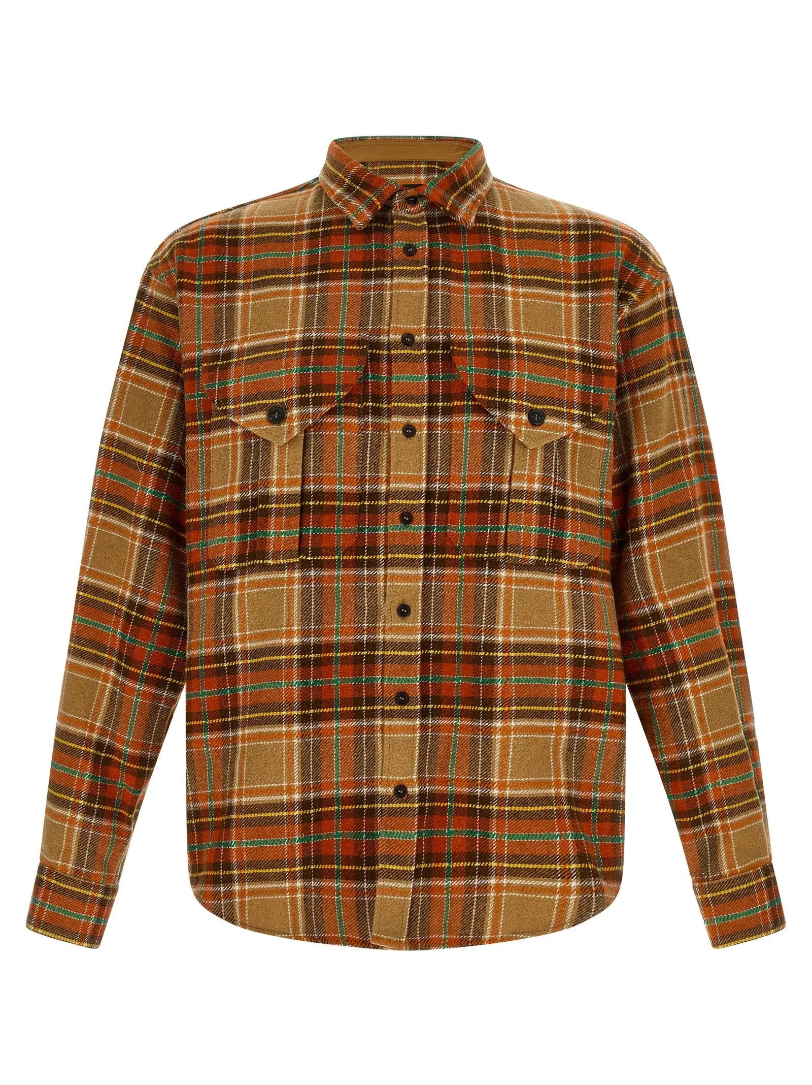 Dsquared² Orange Marabou Blouse