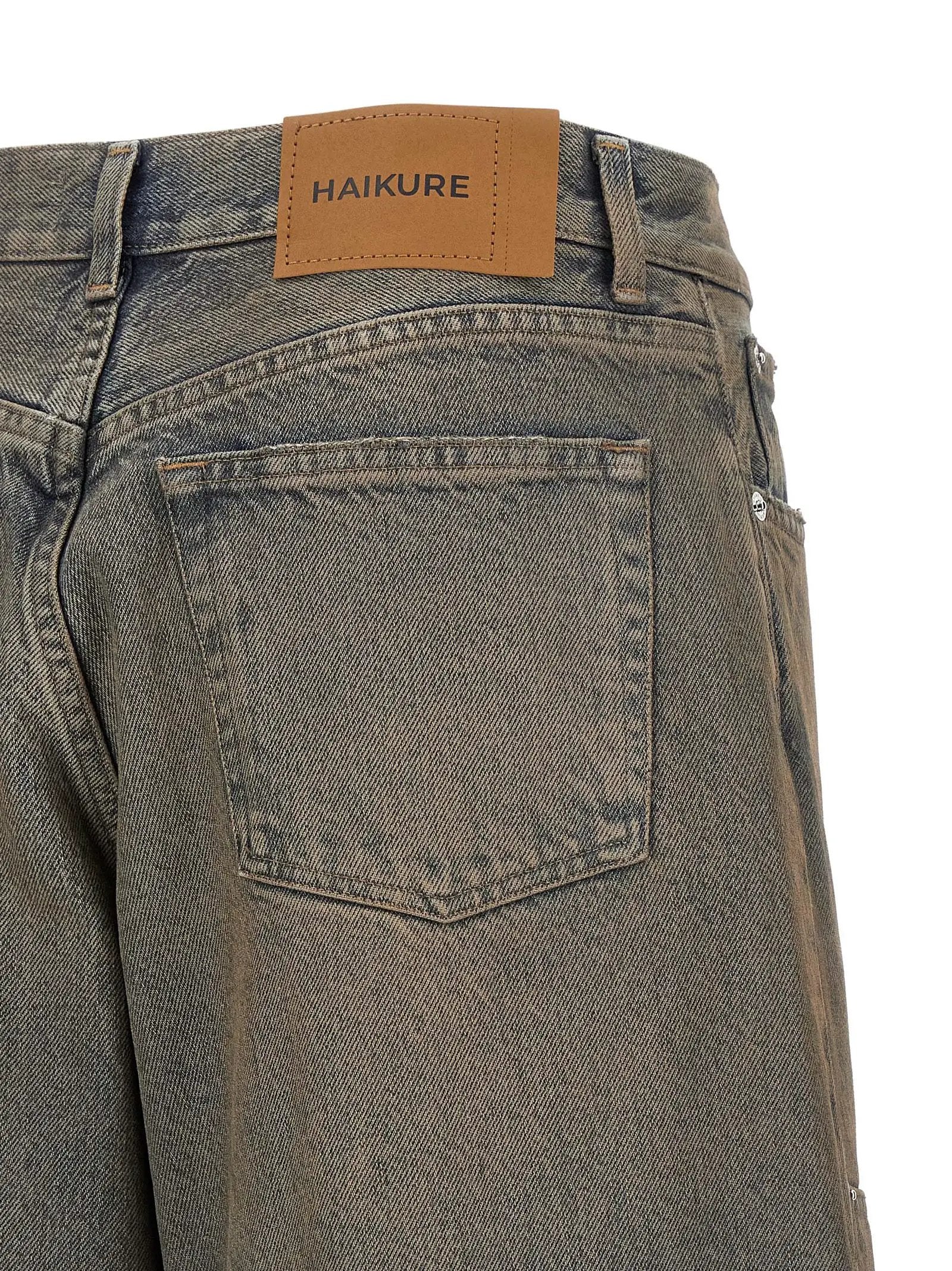 Jean Haikure bleu en coton coupe décontractée