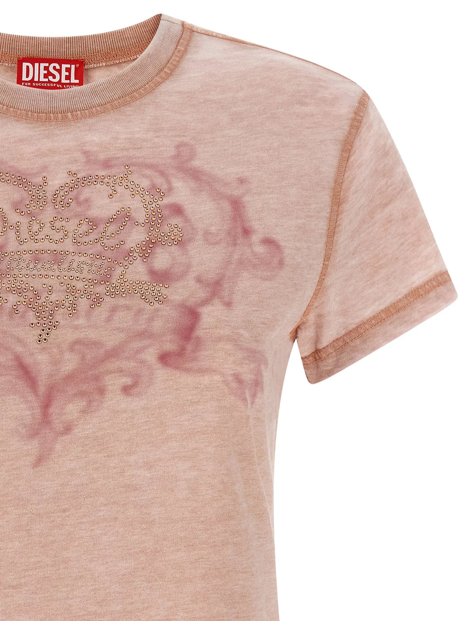 Diesel Multicolor Polyester T-Shirt