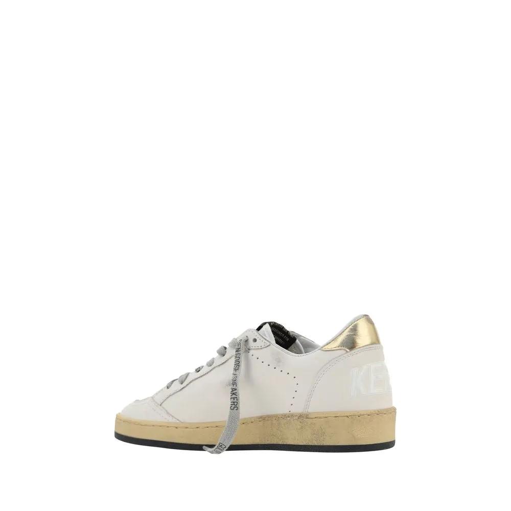 Golden Goose Golden Goose White Calf Leather Bos Taurus Sneakers