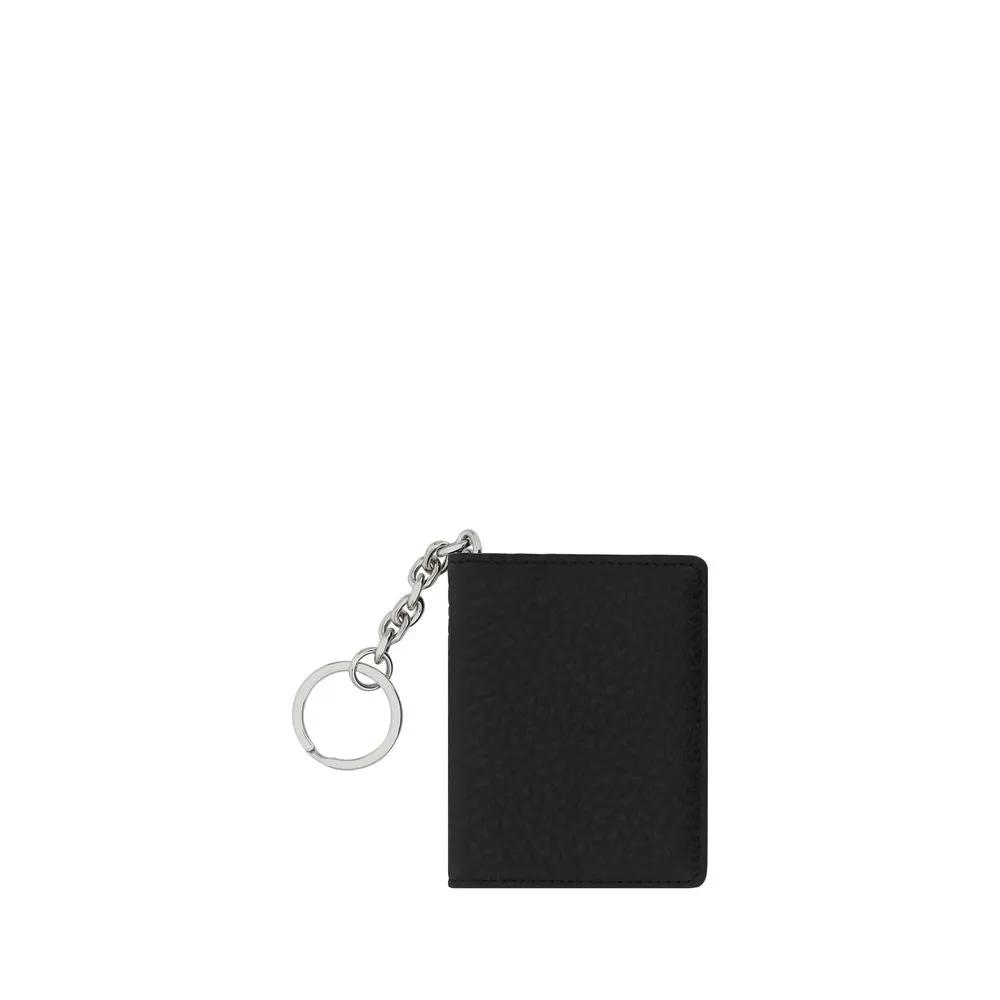 Maison Margiela Maison Margiela Black Calf Leather Bos Taurus Keychain