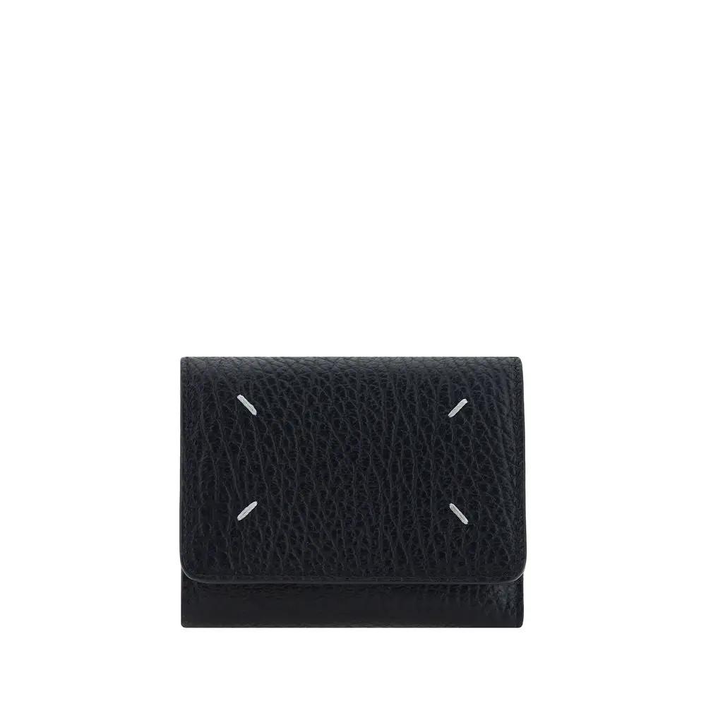 Maison Margiela Maison Margiela Black Calf Leather Bos Taurus Wallet