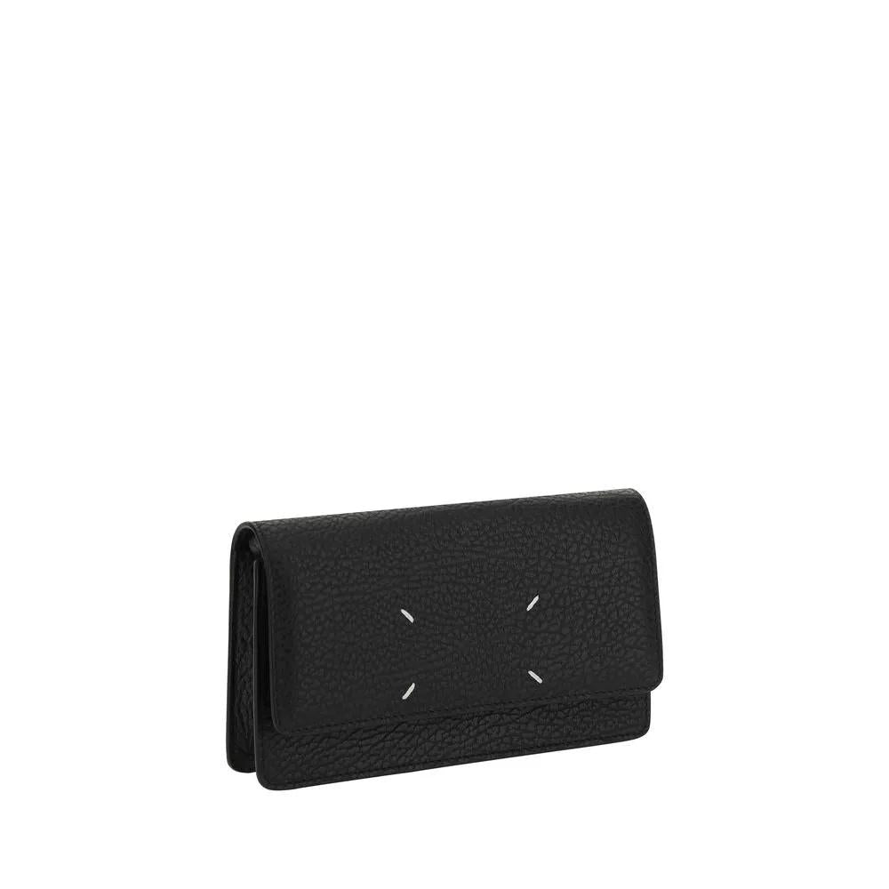 Maison Margiela Maison Margiela Black Calf Leather Bos Taurus Wallet