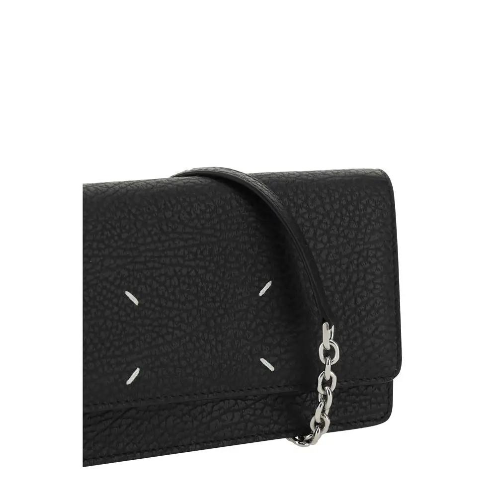 Maison Margiela Maison Margiela Black Calf Leather Bos Taurus Wallet