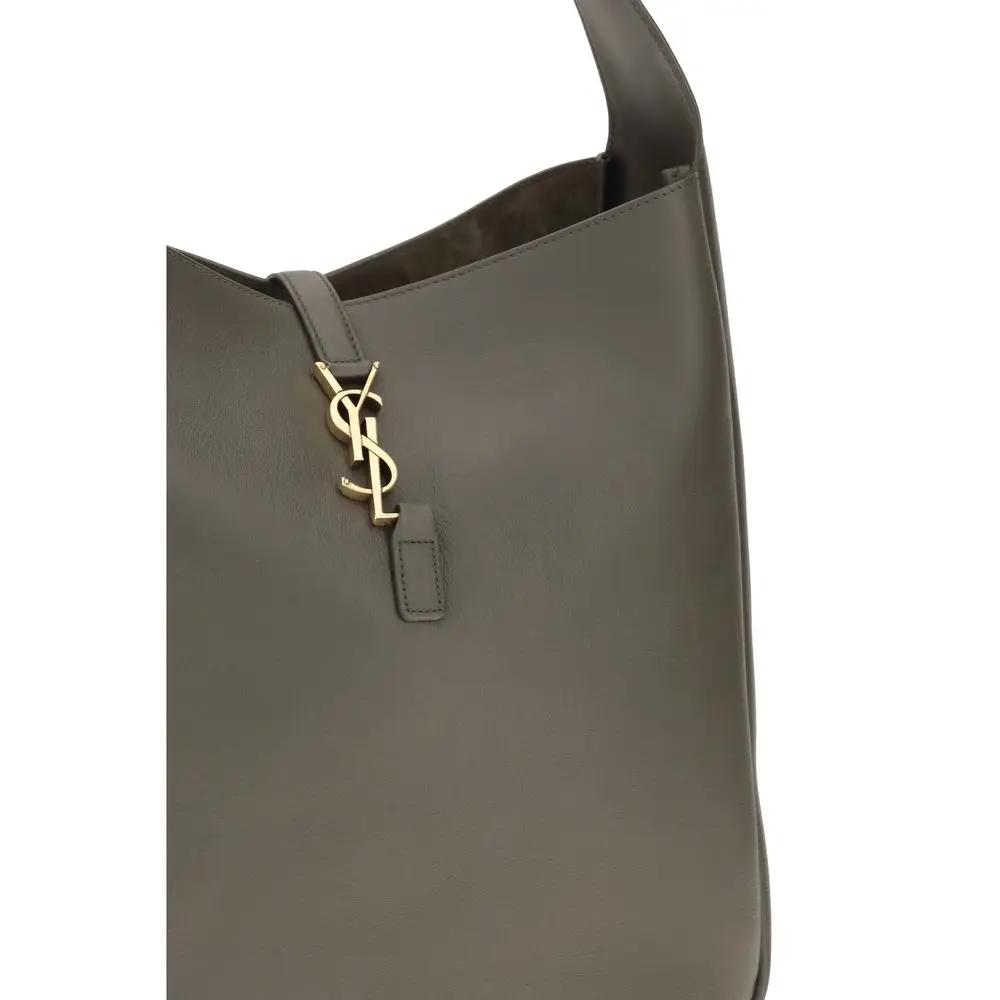 Saint Laurent Saint Laurent Bicolor Calf Leather Bos Taurus Shoulder Bag