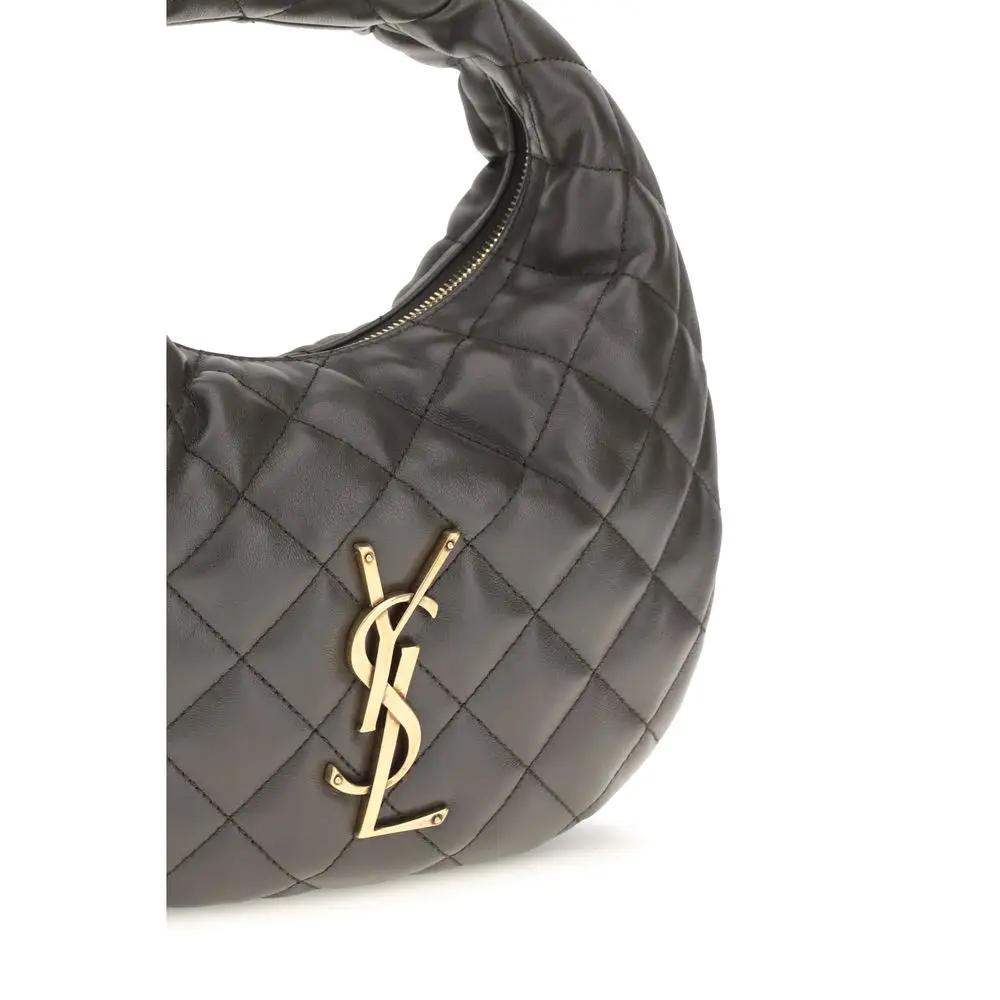 Saint Laurent Saint Laurent Gray Lamb Ovis Aries Aries Shoulder Bag