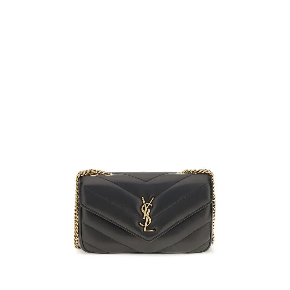 Saint Laurent Saint Laurent Black Lamb Ovis Aries Aries Shoulder Bag