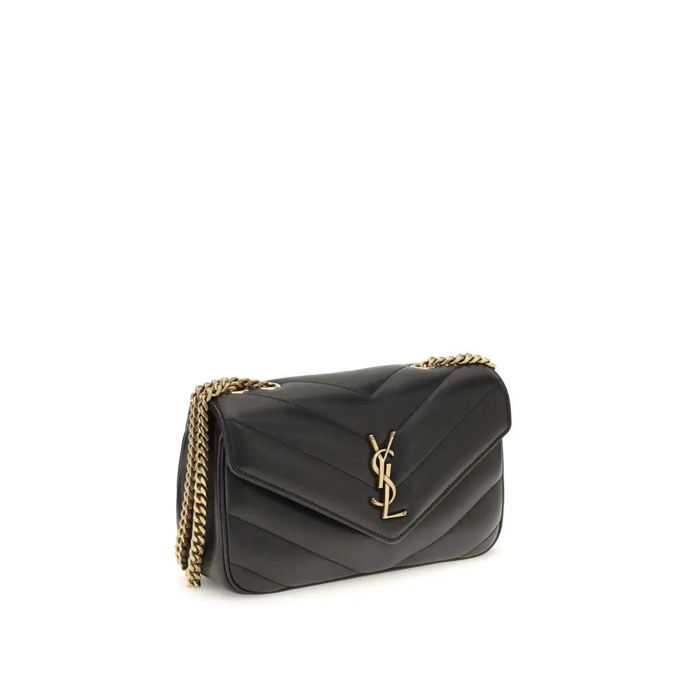 Saint Laurent Saint Laurent Black Lamb Ovis Aries Aries Shoulder Bag