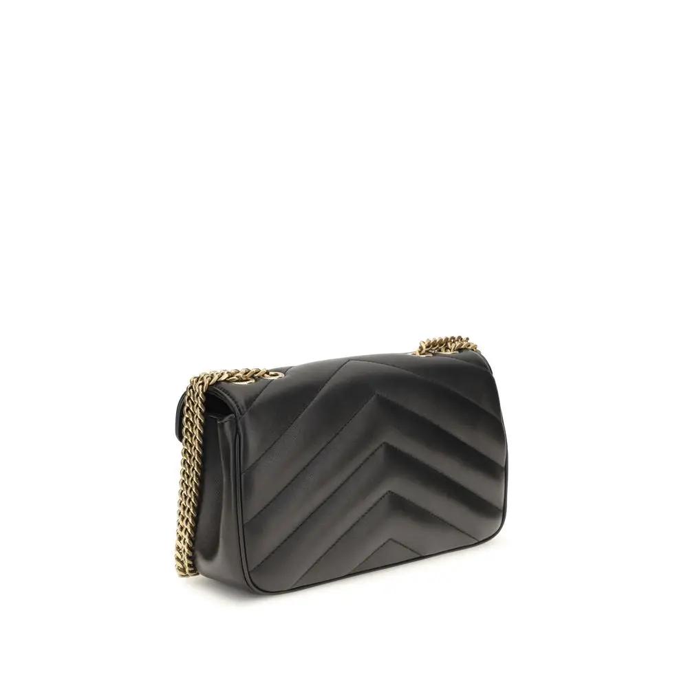 Saint Laurent Saint Laurent Black Lamb Ovis Aries Aries Shoulder Bag