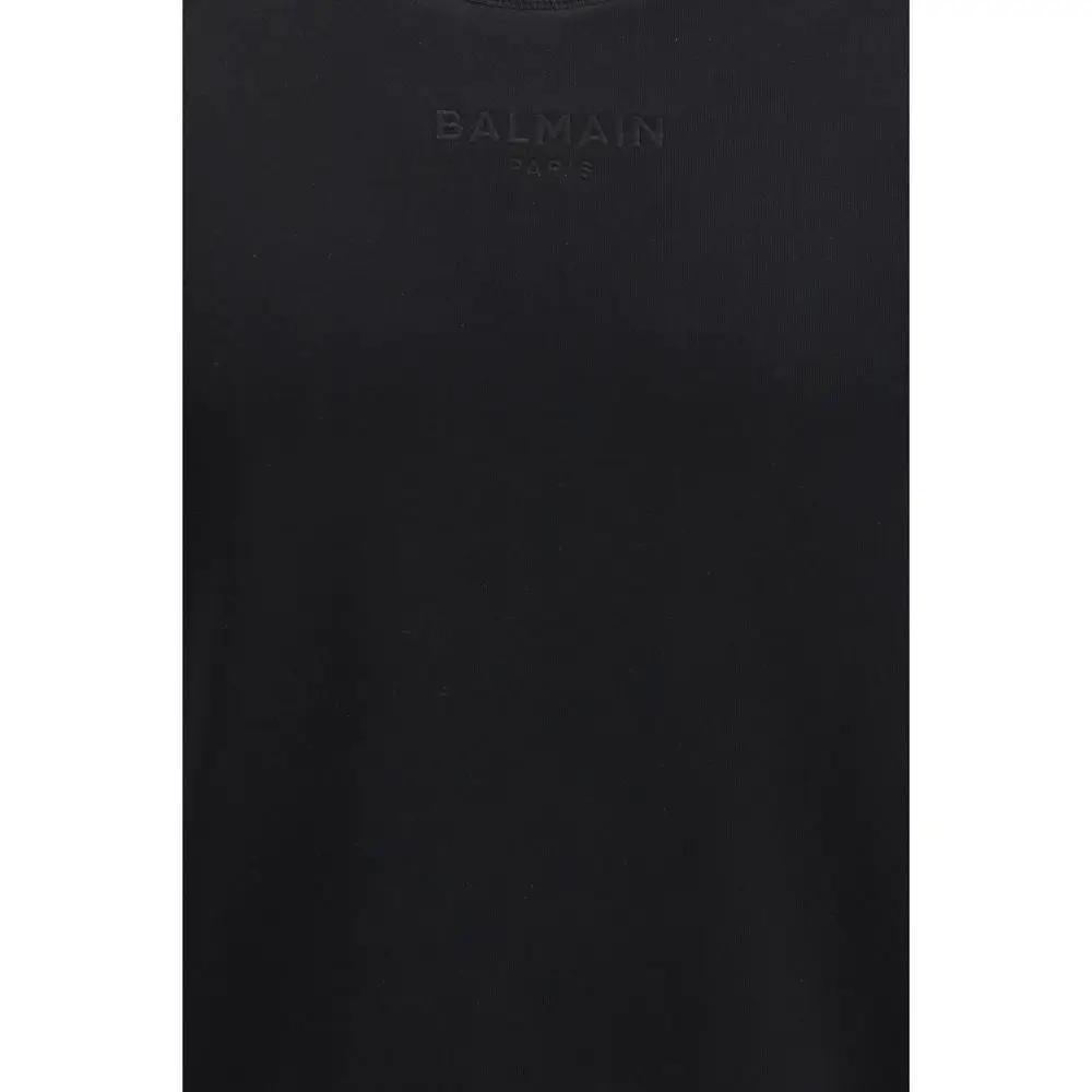 Balmain Balmain Black Cotton Sweatshirt