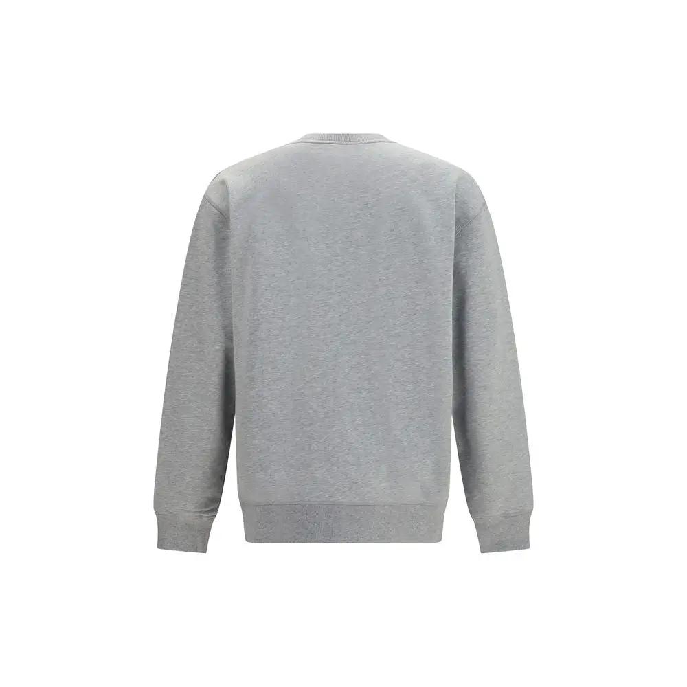 Balmain Balmain Gray Cotton Sweatshirt