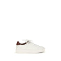 Balmain Balmain White Calf Leather Bos Taurus Athletic Sneakers